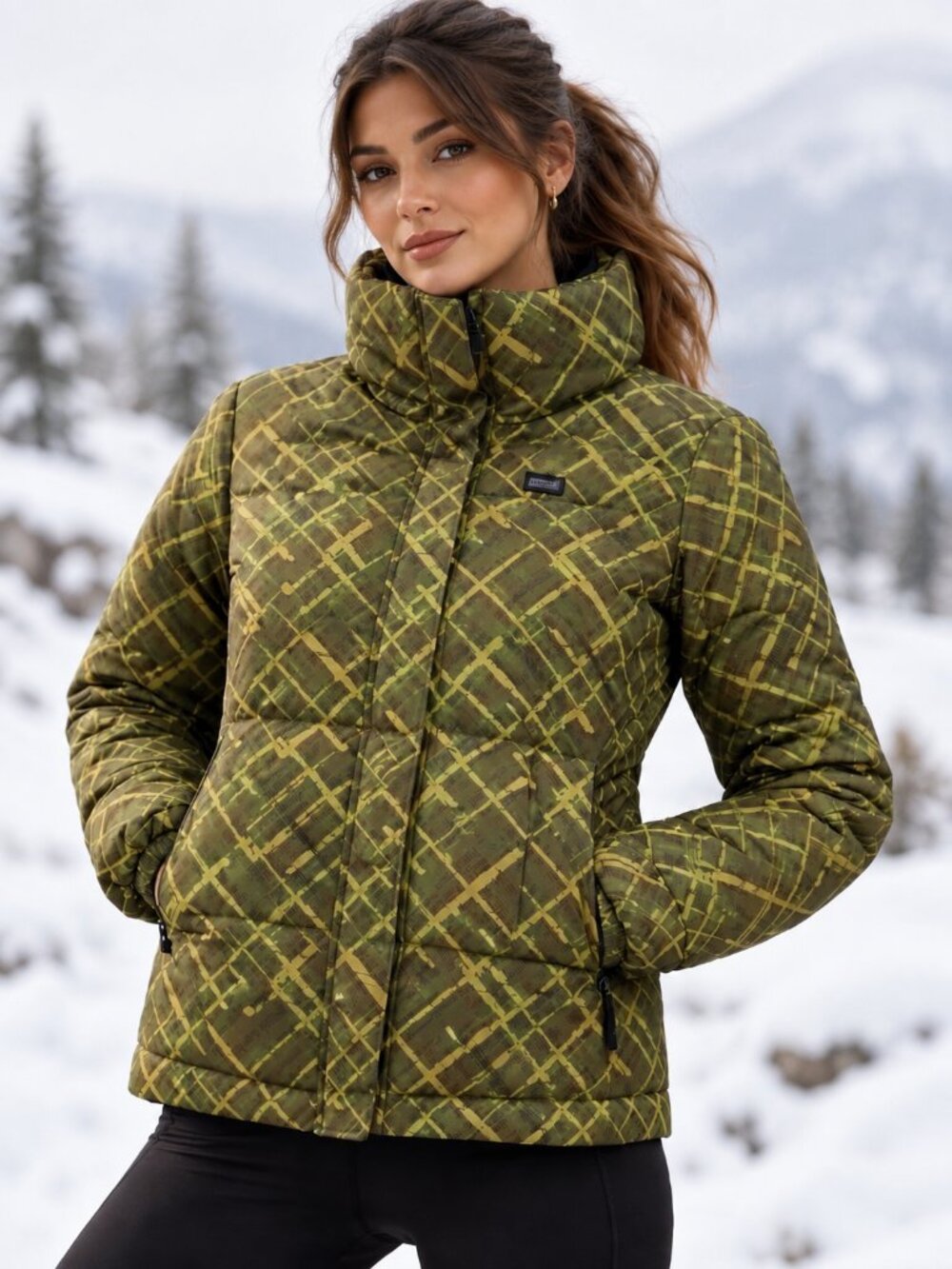 OAKLEY Icon Tech Down Ski Snowboard Puffer Jacket Green S - Picture 12 of 12